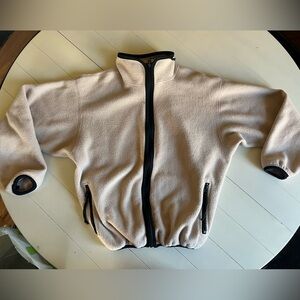 REI vintage Sherpa zip up sweater small
